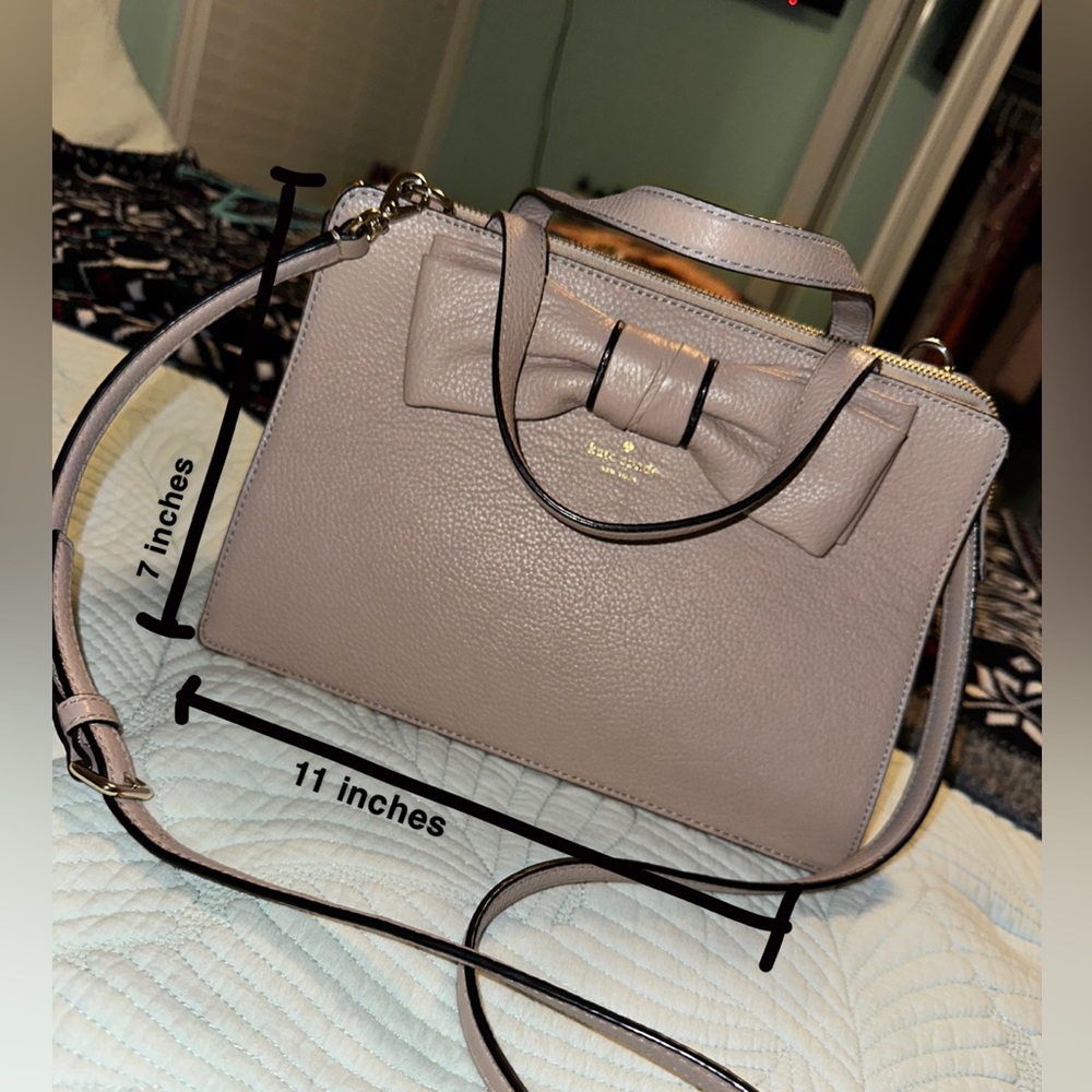 Kate Spade Bow Lise Rosewood Bag